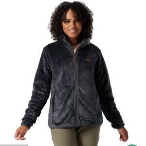 Columbia Fireside Sherpa Fleece Jacket – Full Zip Shark Grey - Woman’s L - NWOT
